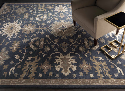 Hazen 1154 Navy Wool Rug