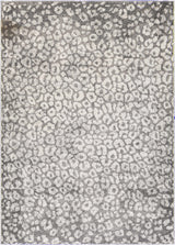 Gray Hubbardsville Leopard Print Area Rug - Clearance