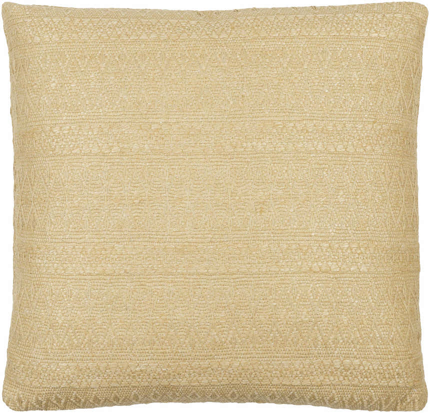 Adalia Tan Throw Pillow