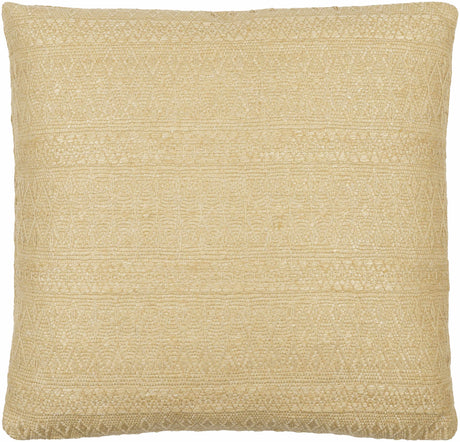 Adalia Tan Throw Pillow