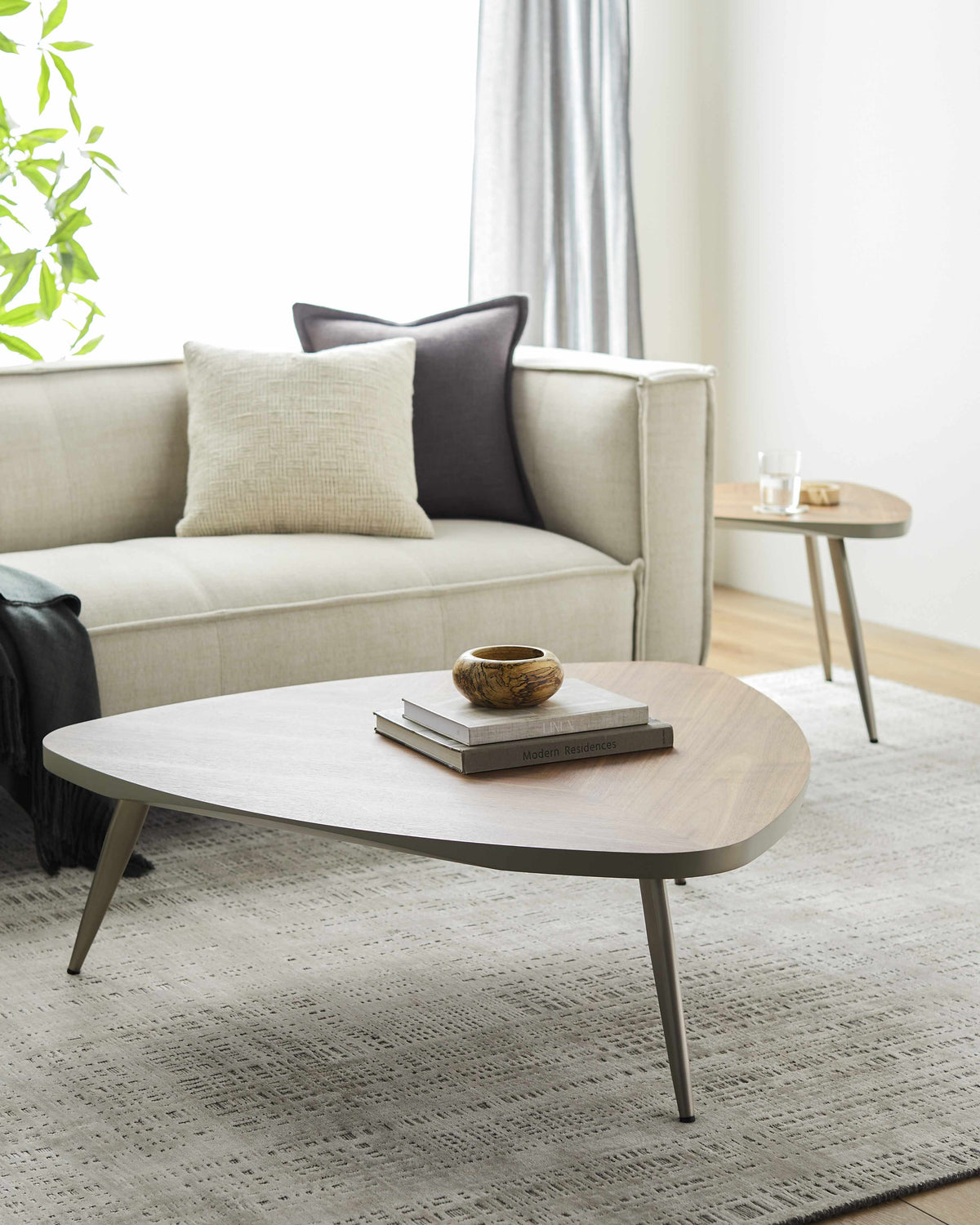 Heemskerk MDF Triangular Coffee Table