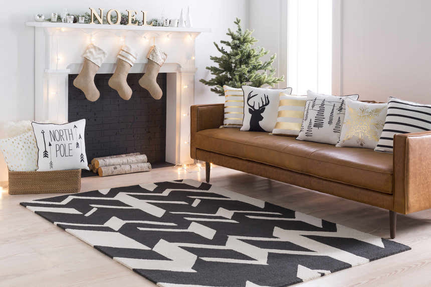 Gisborne Black Arrows Accent Pillow - Clearance