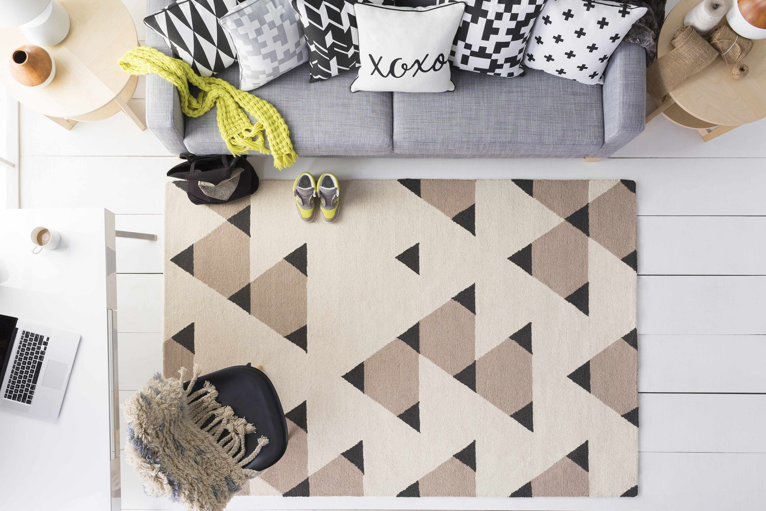 Dyersburg Black&White Geometric Accent Pillow - Clearance