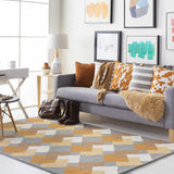 Hannastown Camel Square Throw Pillow