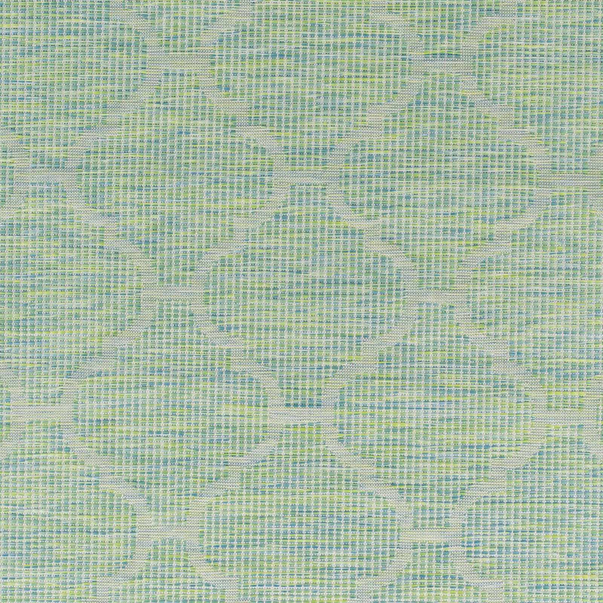 Unique Outdoor Trellis Area Rug, Lime Green - Clearance