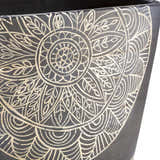 Hearst Terracotta Geometric Black Planter - Clearance
