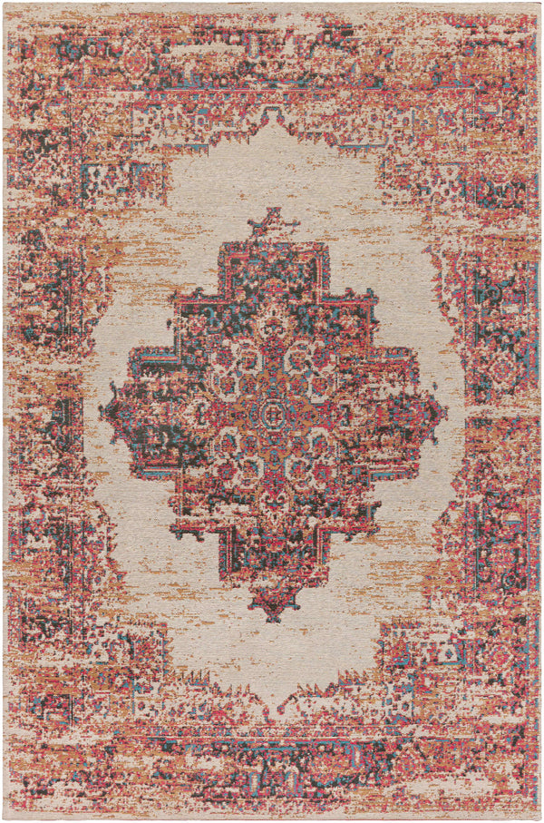 Heaton Red Medallion Rug - Clearance