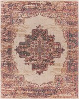 Heaton Red Medallion Area Rug - Clearance
