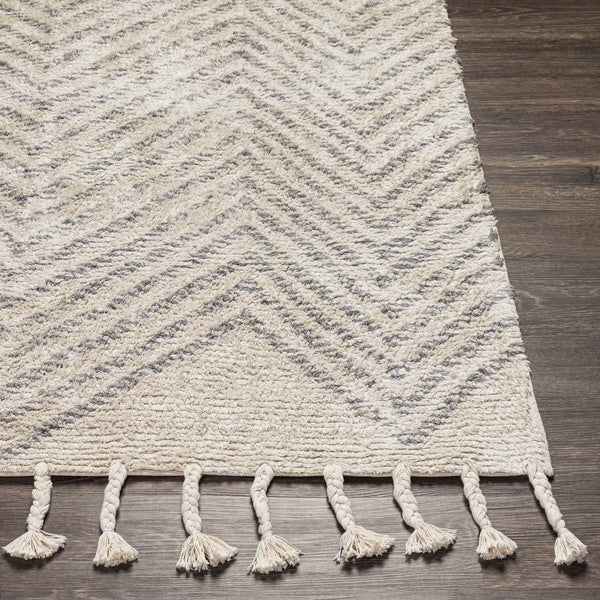 Henllan Cream Cotton Rug - Clearance