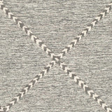 Hertfordshire Gray Trellis Tassel Wool Rug - Clearance
