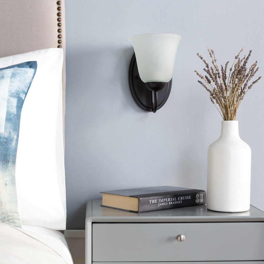 Heysham Black Iron Wall Sconce - Clearance