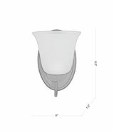 Heysham Black Iron Wall Sconce - Clearance