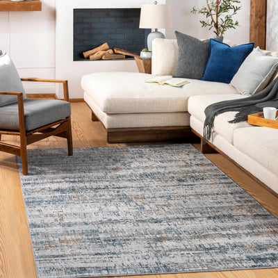 Hughesdale Distorted Lines Area Rug