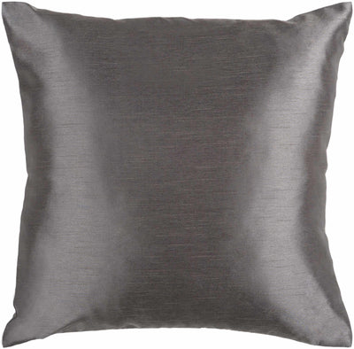 Tiline Charcoal Square Throw Pillow - Clearance