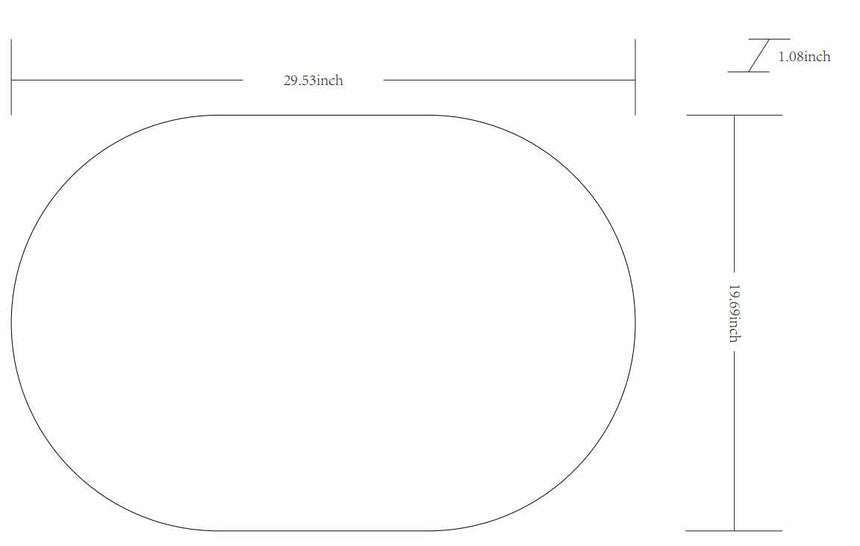 Hagenburg White Iron Frame Mirror