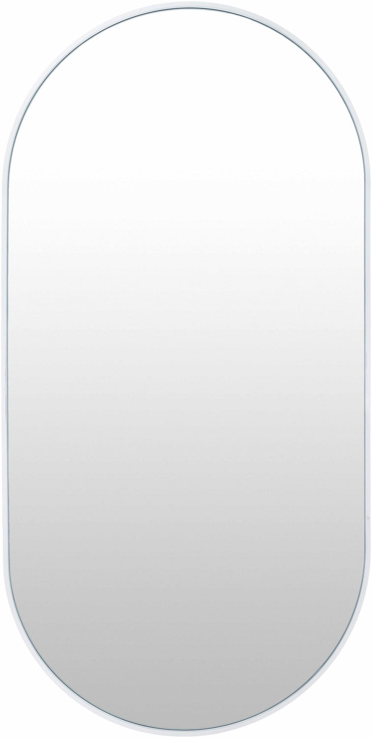 Hagenburg White Iron Frame Mirror