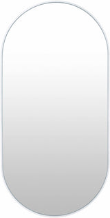 Hagenburg White Iron Frame Mirror