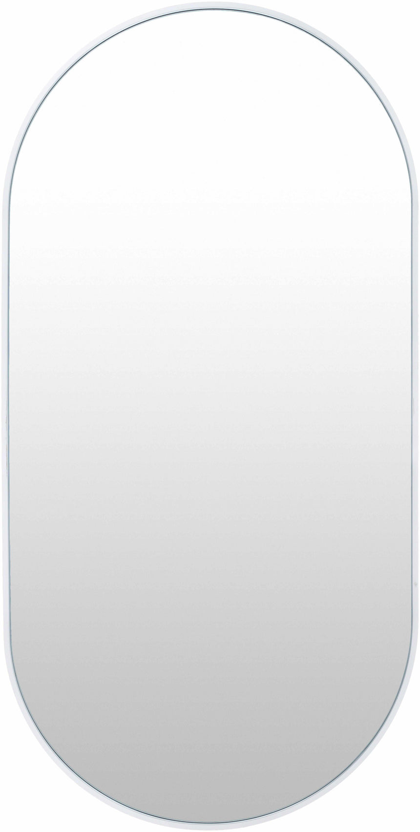 Hagenburg White Iron Frame Mirror