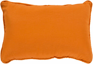 Hallock Burnt Orange Throw Pillow