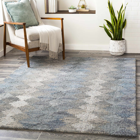 Hale Gray&Slate Diamonds Wool&Viscose Rug