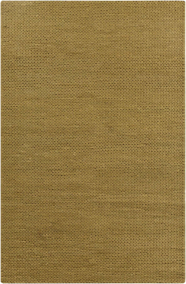 Close-up of the light brown Hensler Area Carpet. Hand-woven wool rug with a natural, textured design. Design-Rectangle-58