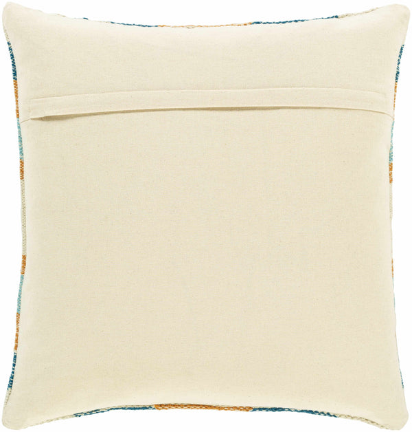 Huntersville Blue Orange Geometric Throw Pillow - Clearance