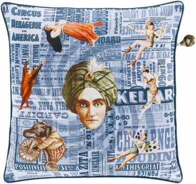 Hunterview Vintage Circus Characters Throw Pillow - Clearance