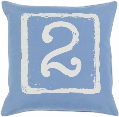 Hobartville Blue Number 2 Accent Pillow - Clearance