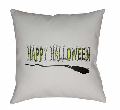 Halloween Gray Throw Pillow