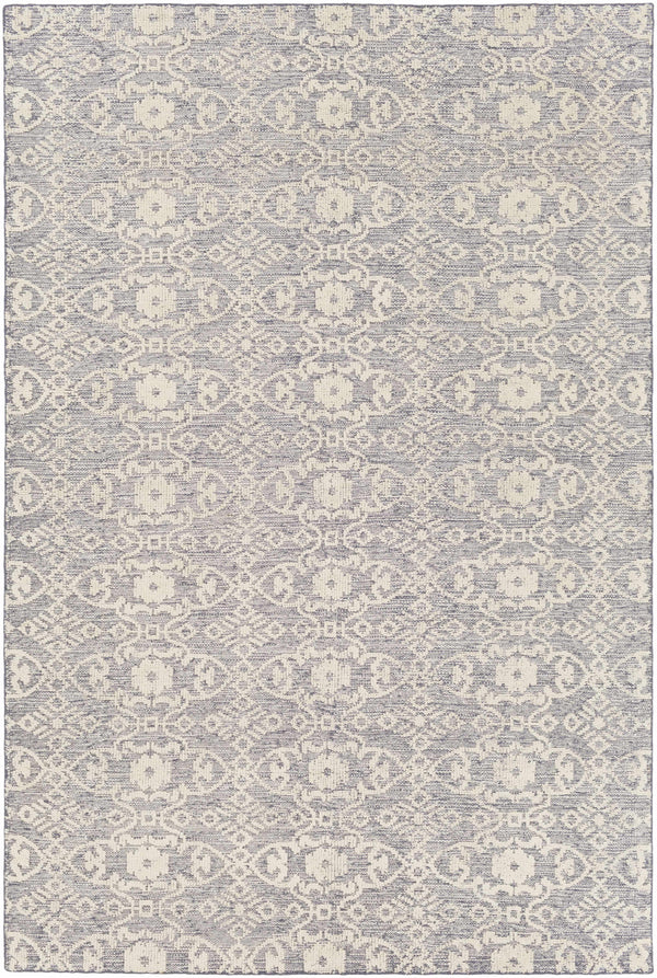 Hoisington Ivory Patterned Wool Rug - Clearance