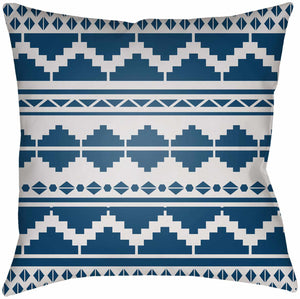 Hoku Blue Throw Pillow Cover