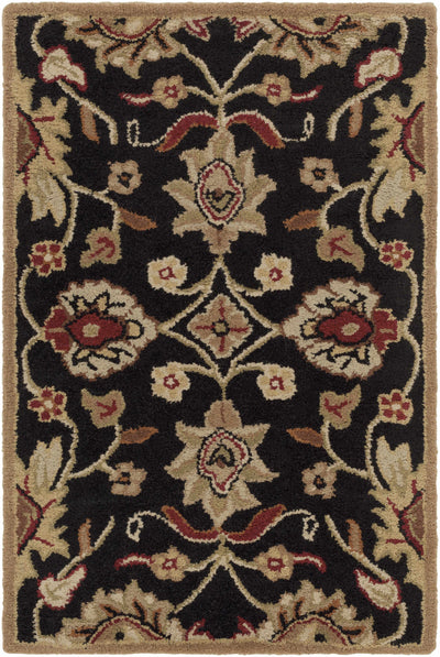 Conesus 1053 Hand Tufted Black Wool Rug