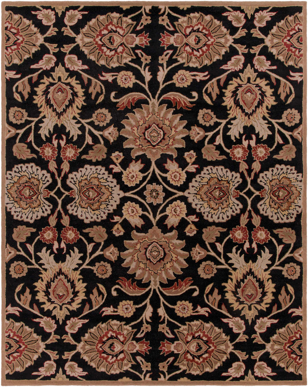 Conesus 1053 Hand Tufted Black Wool Rug – Boutique Rugs