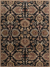 Conesus 1053 Hand Tufted Black Wool Rug
