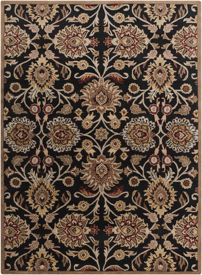 Conesus 1053 Hand Tufted Black Wool Rug