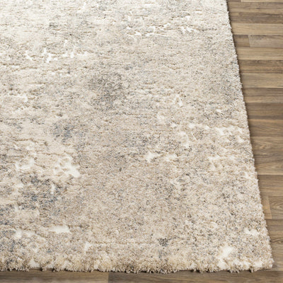 Holtsville Abstract Ivory High Pile Rug