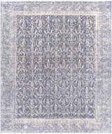 Detailed Housatonic Area Rug - Clearance in denim, light beige, and navy with a traditional oriental pattern. Design-Rectangle-710103