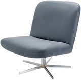 Kushinagar Blue Gray Swivel Chair - Clearance