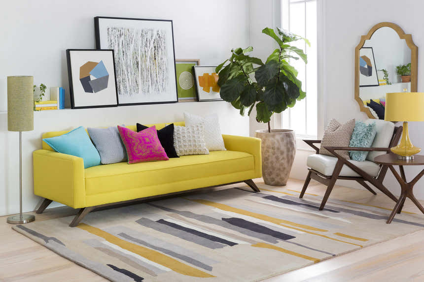 Brohman Magenta Medallion Throw Pillow - Clearance