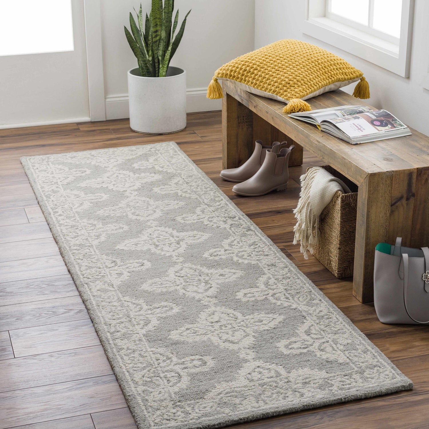 Hardesty Hand Tufted Wool Rug - Clearance