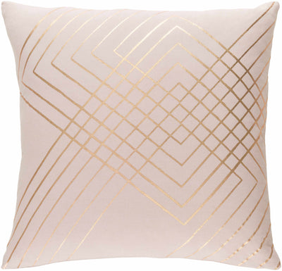 Harrold Pink Striped Throw Pillow - Clearance