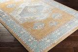 Thornleigh Orange Medallion Area Rug - Clearance