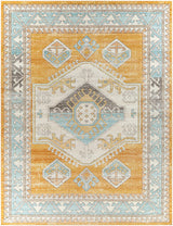 Thornleigh Orange Medallion Area Rug - Clearance