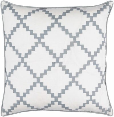 Hueysville Gray Diamond Pattern Throw Pillow - Clearance