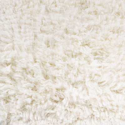 Hunters White Wool Shag Rug