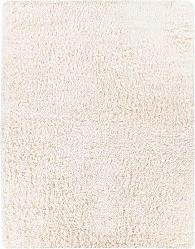 Hunters White Wool Shag Rug