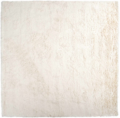 Hunters White Wool Shag Rug