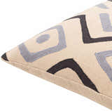 Hurstpierpoint Geometric Blue Diamond Accent Pillow - Clearance