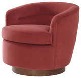 Hithadhoo Poppy Red Swivel Chair - Clearance
