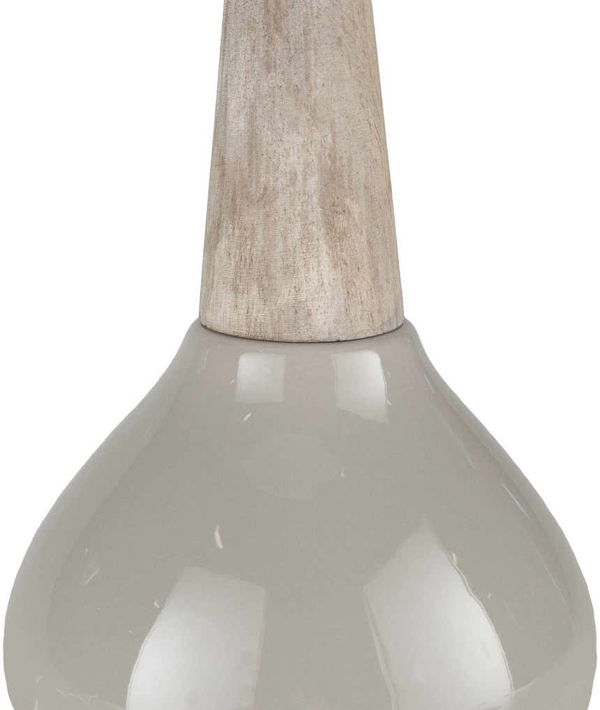 Hydesville Gray Ceramic Table Lamp